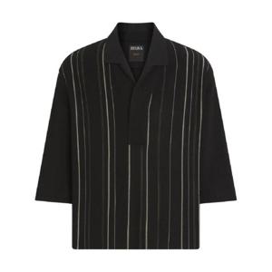 25 SS Zegna 실크 폴로 셔츠 UFSS99A9PRDPOL TP437604169