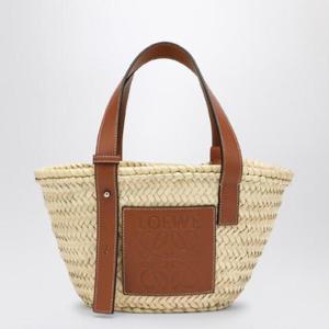 LOEWE Natural straw and leather bag 327.02.S93LE/Q_LOEW-2435