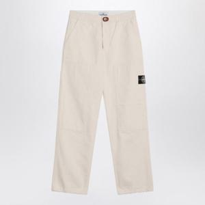 스톤 아일랜드 스트레이트 팬츠 S153100001S00T1 White