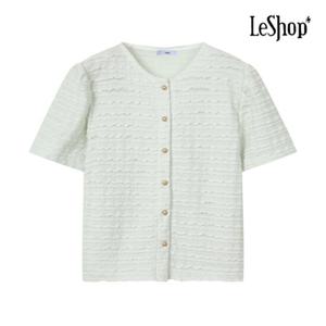 [르샵]물결 포인트 금장 블라우스 (BP4BL029A)