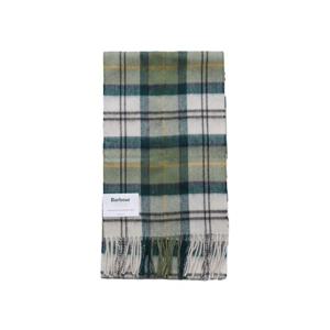 BARBOUR USC0002 TN51 타탄 체크 프린지 머플러