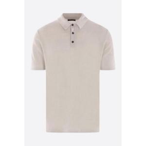 ROBERTO COLLINA linen polo shirt RB20024RB2068