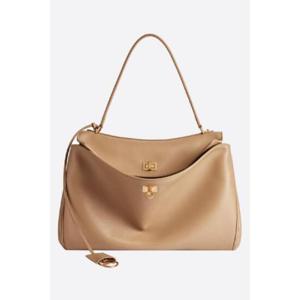 BALENCIAGA 부드러운 가죽 소재의 로데오 미디엄 핸드백 7897722AA4V2621