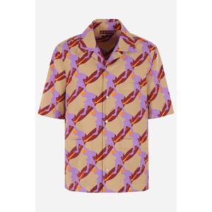 GUCCI 프린트 팝린 볼링 셔츠 821498Z7AMZ2040