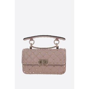 VALENTINO GARAVANI Rockstud Spike 소형 퀼팅 나파 크로스바디 백 6W2B0123NAPP45