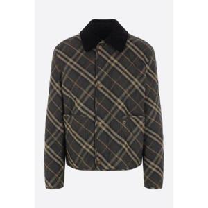 BURBERRY 크롭 체크 퀼팅 반 재킷 8099632C1479