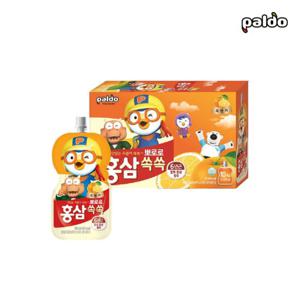 팔도 뽀로로 홍삼쏙쏙 오렌지 100ml x 10개입 주스 음료