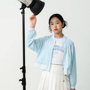 [더데이걸]바스락 크롭 야구점퍼 TGJA24303
