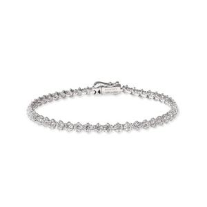 [도로시] 14k 랩 다이아몬드 1부 6프롱 테니스 팔찌(16.5cm)