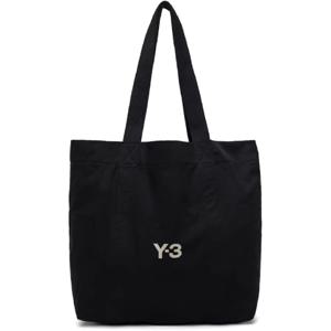 25 SS 요지야마모토 남성 블랙 캔버스 토트백 251138M172003