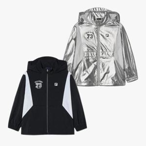 휠라키즈(FILA KIDS) (FK2JKH2501X) 블럭 와셔 홑겹 바람막이