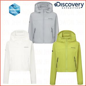 디스커버리 25년 여름 프레시벤트 여성 크롭 바람막이 자켓 DWWJ97053-DXNW