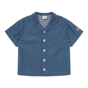 [래핑차일드]데님 반팔 셔츠 (85419-322-32)