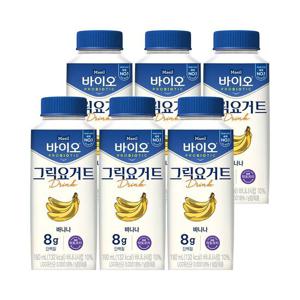 [매일유업]매일 바이오 그릭요거트 드링크 바나나 190ml 6개