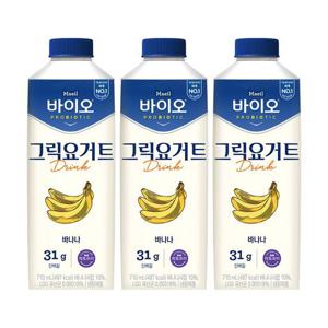 [매일유업]매일 바이오 그릭요거트 드링크 바나나 710ml 3개