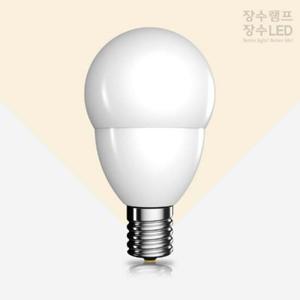장수램프 LED 미니 크립톤 5W 전구색 E17 소형다