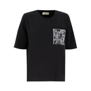 빠니깔레 반팔 티셔츠 D341721G 34D14A 995 BLACK