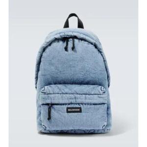 발렌시아가 Explorer 데님 백팩 P00798300
