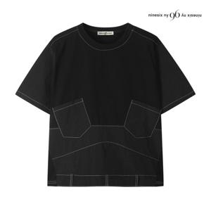 나인식스뉴욕  스티치 포켓 라운드넥 티셔츠 (NP6TS010M0)