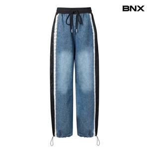 [BNX]레이스 배색 롱 팬츠 (BX2PT024L0)