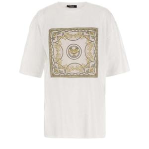 Versace The Cup Of The Gods 크루넥 티셔츠 10162911A11722 2W070 TP935192270