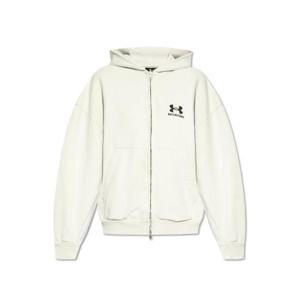 Balenciaga 로고 자수 집업 후드티 803264TRVB8 9081 TP943912262