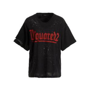 Dsquared2 로고 프린트 디스트레스드 티셔츠 S74GD1127S22146 814 TP943994211