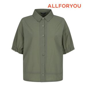 [올포유] 여성 밑단스트링 자켓형 카라 반팔 블라우스 ALBLN5126-816