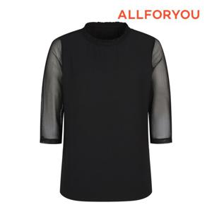 [올포유] 여성 넥스모킹 7부 소매 티블라우스 ALTRN5246-199