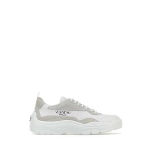 VALENTINO GARAVANI White leather and suede Gumboy sneakers 7Y2S0B17VRN 0BO