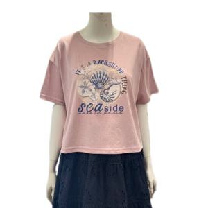 [오조크]seaside 조개 라운드 반팔티셔츠 FOTMCTR562P