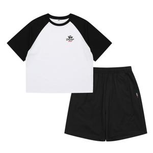 [소이]래글런 초코칩 파자마세트 반팔+반바지 실내복 24SM701