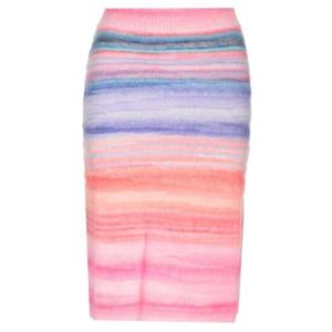 Missoni 스트라이프 브러시 효과 스트레이트 헴 미디 스커트 DS23WH0FBK025H FM127 TP944407705