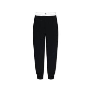 Alexander McQueen 엘라스틱 웨이스트 팬츠 791770QPAAN 0526 TP944366088