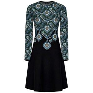 Etro 자카드 패턴 크루넥 미니 드레스 WRKA0056AV369 S9000 TP944348228