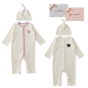 M밍크뮤D (쌍둥이선물)25년FW 쁘띠하트JQD우주복 (2벌세트) (35A700410403)