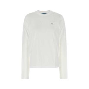 PRADA White cotton t-shirt 34630SOOO15ZG F0009