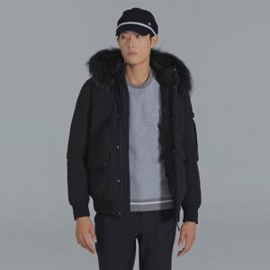 [레노마골프]남성 후드 라쿤퍼트리밍 덕다운 점퍼 RMDJK4308-199