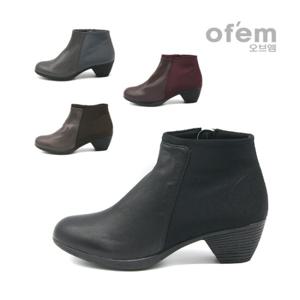 [오브엠] 가죽 스판 앵클부츠 F13A7799_5cm