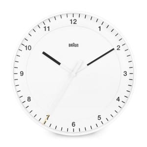 BRAUN BC17W 클래식 아날로그 저소음 라지 공용 벽시계
