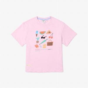 [52%OFF][휠라키즈] 휠라X수수진 해피 티 (FK2RSF2S03X_EPK)