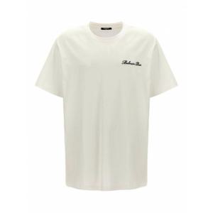 [BALMAIN] 남성 티셔츠 시그니처 DH1EG010BC68GAB 화이트 /8