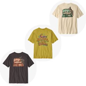[파타고니아코리아] 37801Q5 남성 멘즈 아쿠아틱 액션 오가닉 티셔츠 Aquatic Action Organic T-Shirt PG