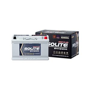 기아 스포티지R 쏠라이트 자동차 배터리 AGM80L