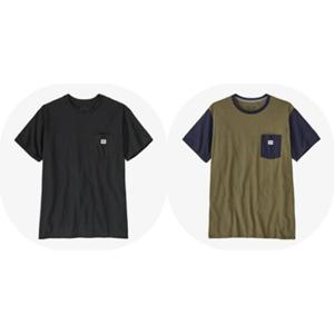 [파타고니아코리아] 37762Q5 남성 숍 스티커 포켓 리스판서빌리 티셔츠 Shop Sticker Pocket PG