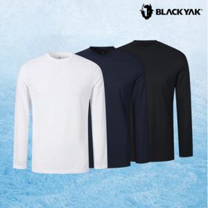 블랙야크 자외선차단 냉감 쿨티 남성 아이스프레쉬 라운드 베이스레이어 1BYETMU002