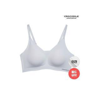 [크로커다일 이너웨어]라이크라 인견쉘론 몰드부착 더블스트랩 감탄브라 1종 CDWBR5N34T