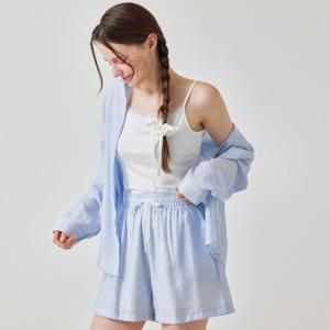 [포커스][3종SET]시스루블라우스+나시+팬츠 PBBF5M3BL5221