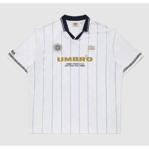 엄브로 HBL BLOKE OG 패턴 스트라이프 반팔 저지 UQ221CRJ52 WHT0