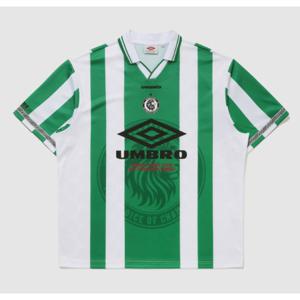 엄브로 HBL BLOKE OG 세로 스트라이프 반팔 저지 UQ221CRJ53 GRN0